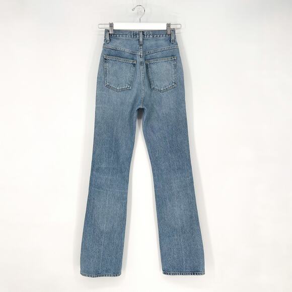 AGOLDE Vintage High Rise Flare Jeans Women’s Size 23 Clamour Stretch Denim - Picture 6 of 6